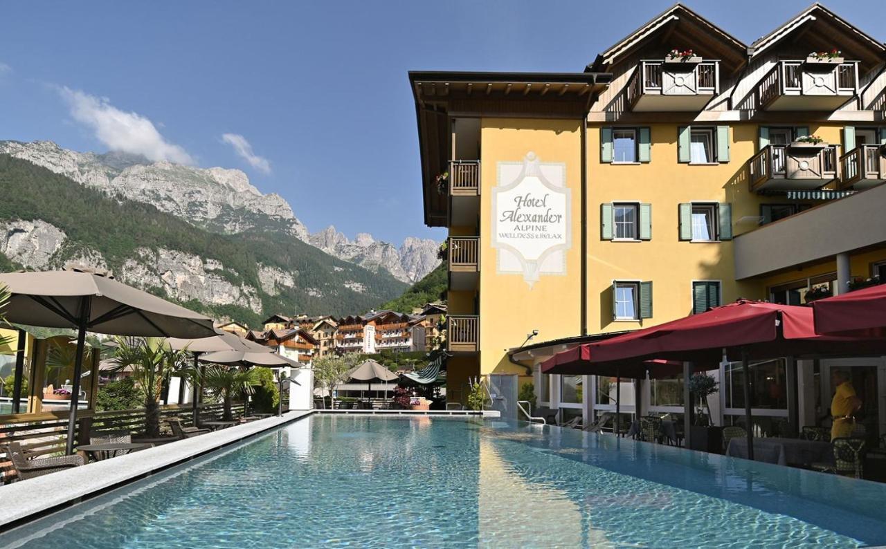 Alexander Hotel Alpine Wellness Dolomites Molveno Kültér fotó